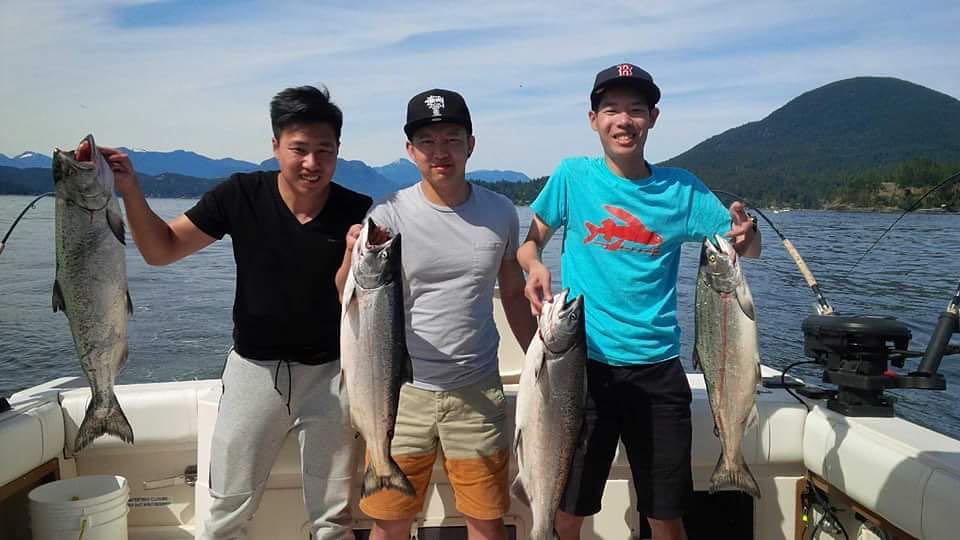 Early June fishing Vancouver Canada