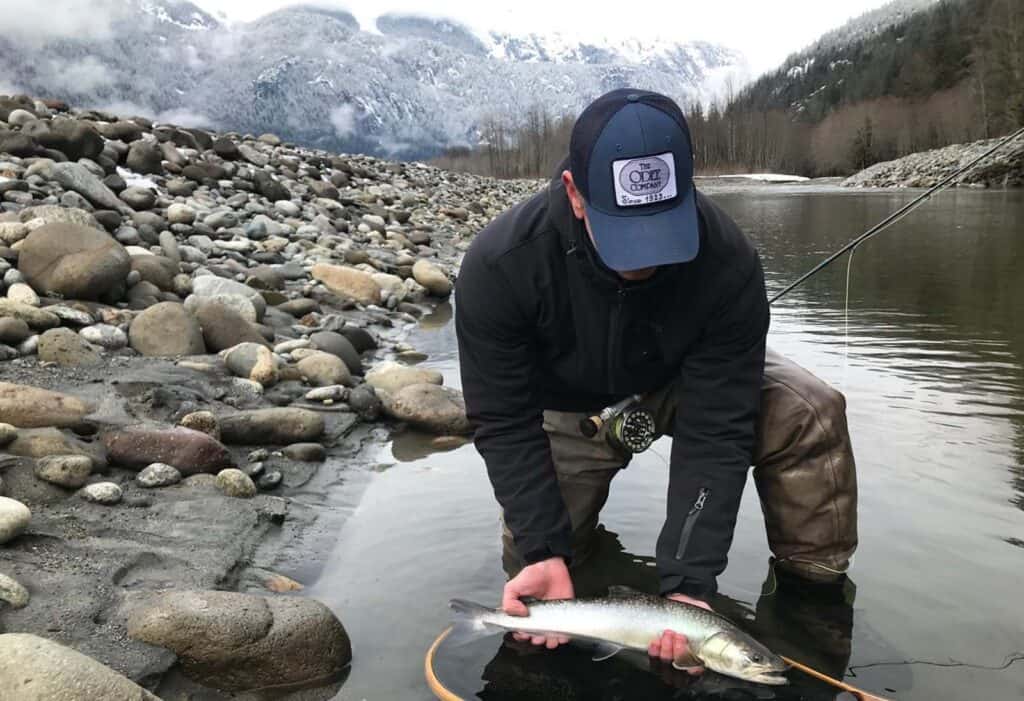 Bull Trout Fishing Awesome Winter trips Fly Fishing in Squamish BC